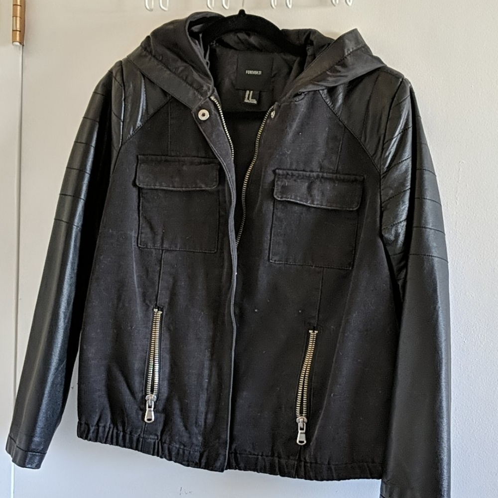 Pleather jacket